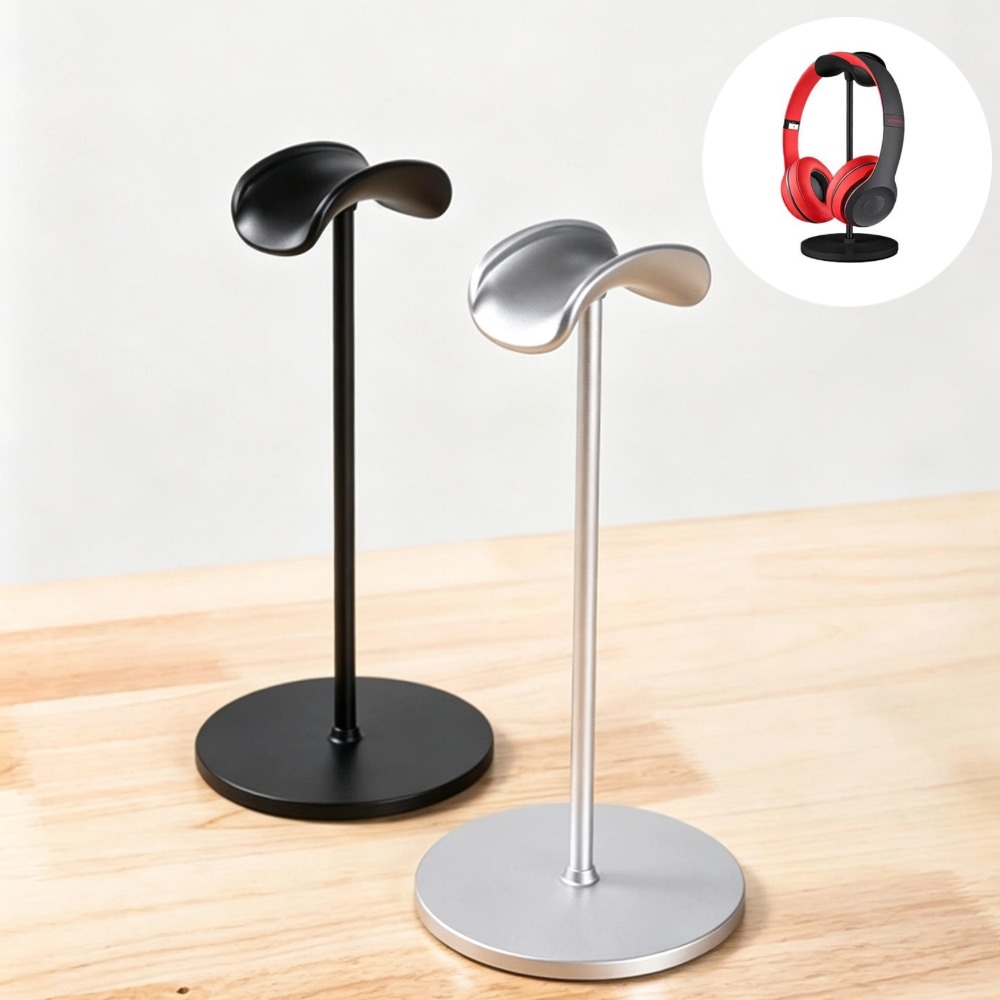 Headphone Stand Desk - 데스크탑 헤드폰 스탠드 곡선형 ABS 헤드셋