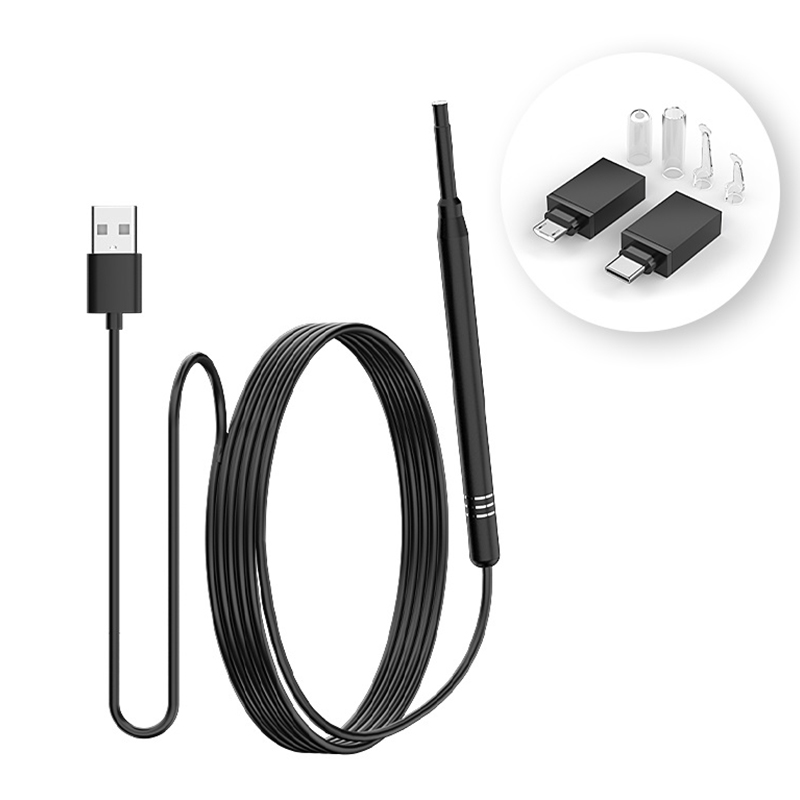 Usb C Earphone - 검 이경 귀 청소 내시경 카메라