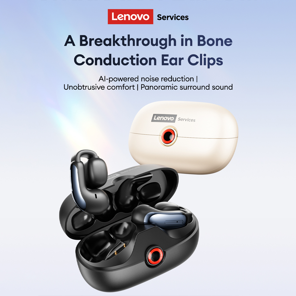 레노버 LES-108 골전도 TWS 이어 클립 이어폰  - Wired Earphone Mic 리뷰 및 가격