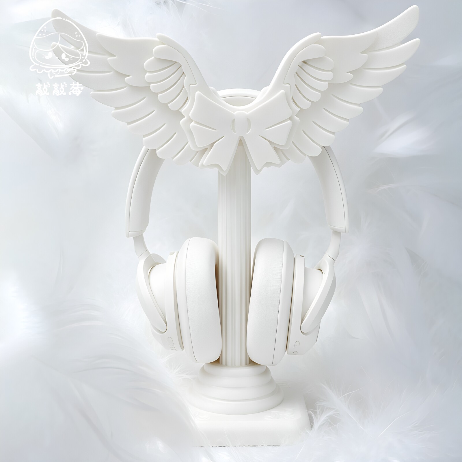 귀여운 천사 날개 모양의 헤드셋 거치대, 3D 프린팅으 - Headphone Stand Desk 리뷰 및 가격