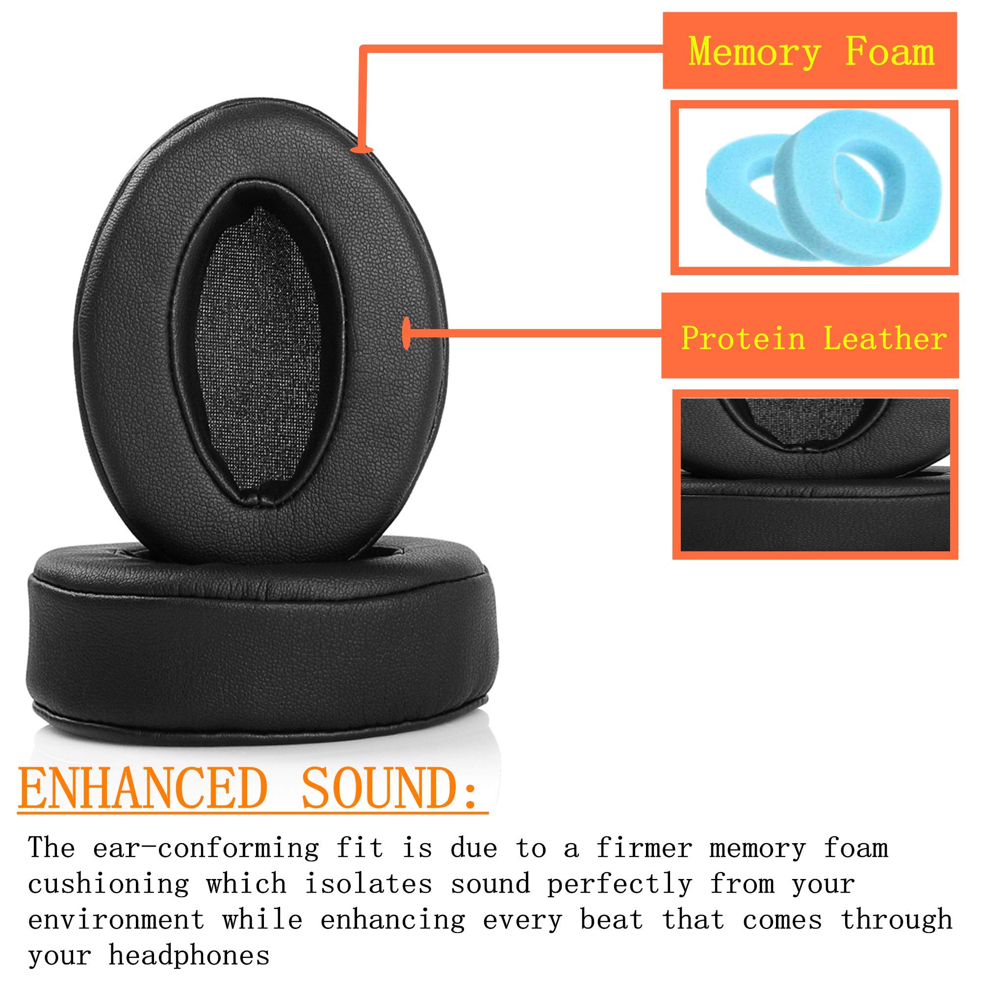 HD4.50BT 이어 패드 쿠션, 교체 메모리 폼 이어 - Sennheiser Headphone Hd 25 리뷰 및 가격